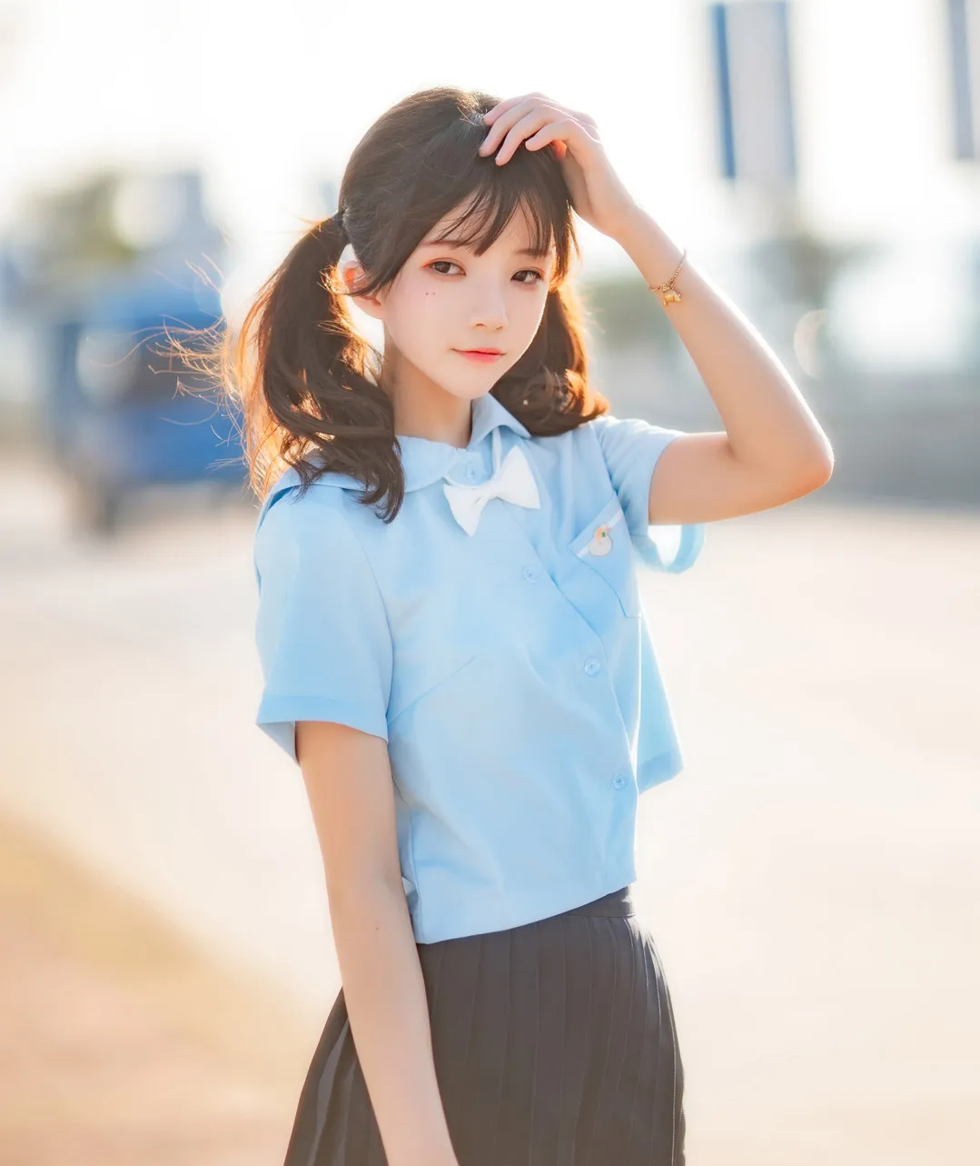 桜桃喵 清纯风 写真 少女感 户外