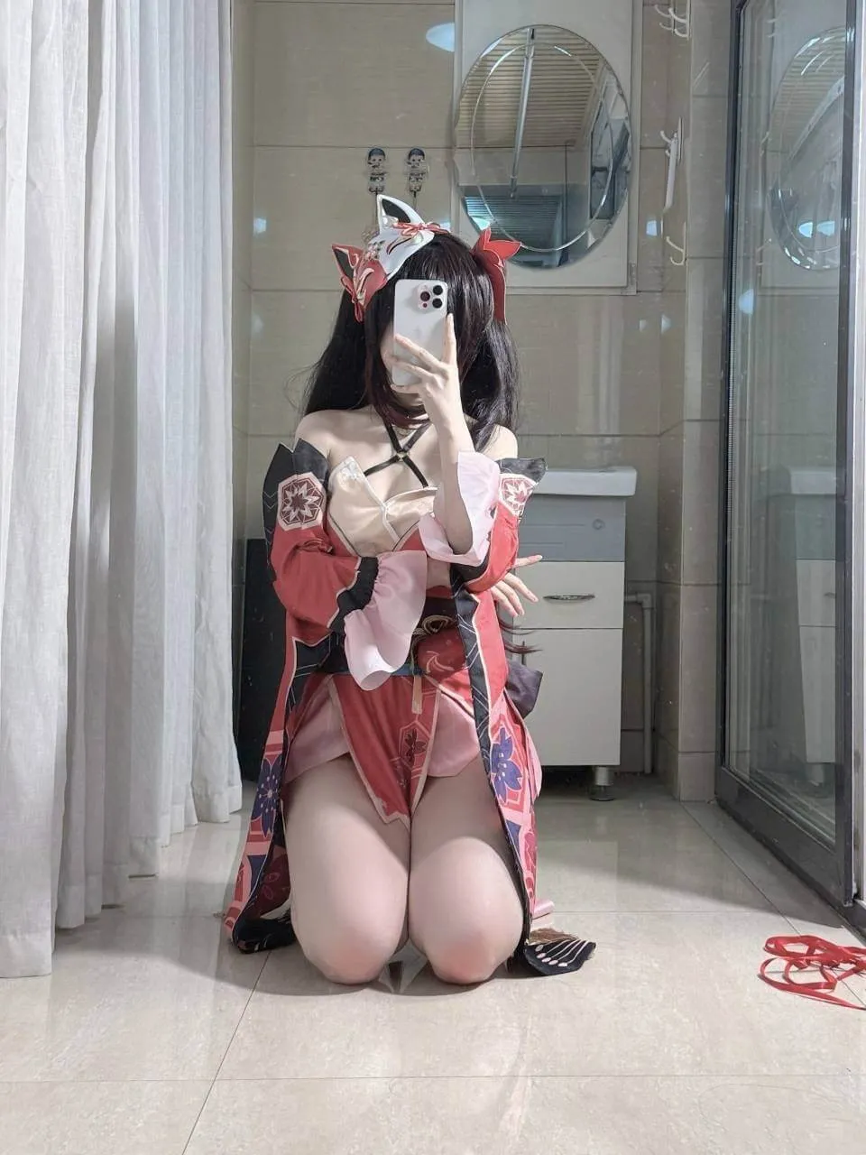不可爱羚 原神 COS 写真 角色扮演