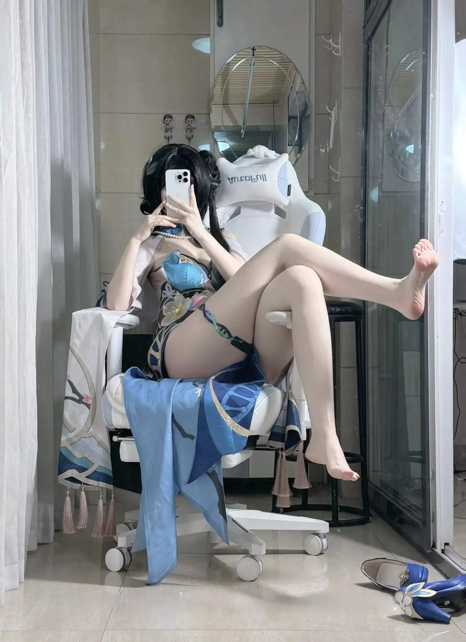 不可爱羚 女警制服 写真 定制主题