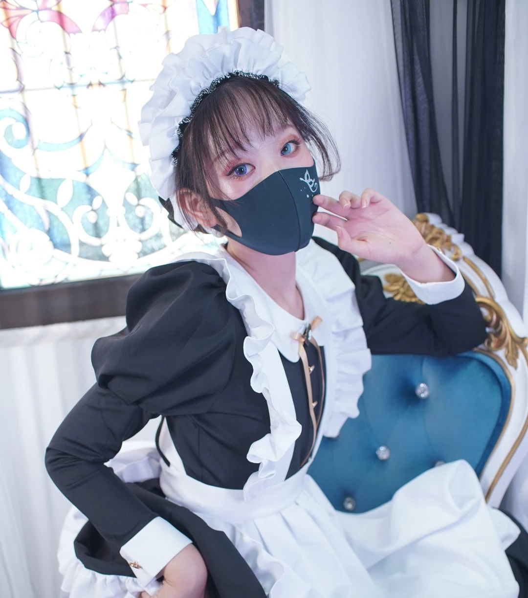 茶籽ccz女仆COS写真预览